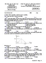 Đề kiểm tra học kỳ I môn Hóa học Lớp 11 - Mã đề 305 - Năm học 2018-2019 - Sở giáo dục và đào tạo Quảng Nam